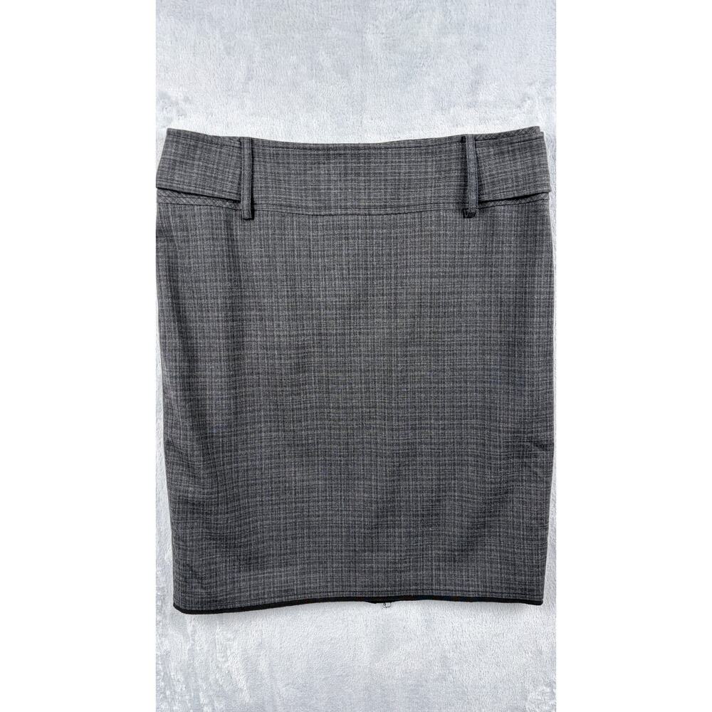 Elie Tahari Gray Plaid Pencil Skirt – No Size Tag (Approx. Women’s Medium) - Picture 5 of 8